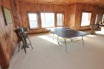 Ping Pong Table in the Game Room Downstairs